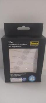 Idena Micro Lichterkette Schneeflocke